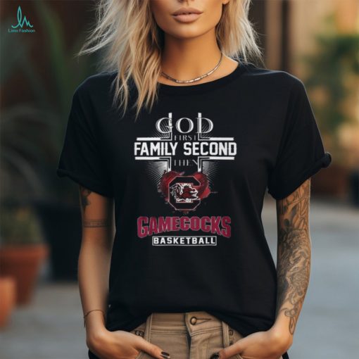 God First Family Second Then South Carolina Gamecocks 2024 NCAA Women�s Basketball National Champions Shirts