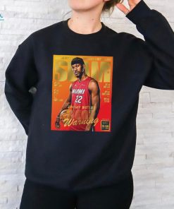 Gold Metal Jimmy Butler Miami Heat On Slam 249 Lastest Issues Cover Heat Warning Unisex T Shirt