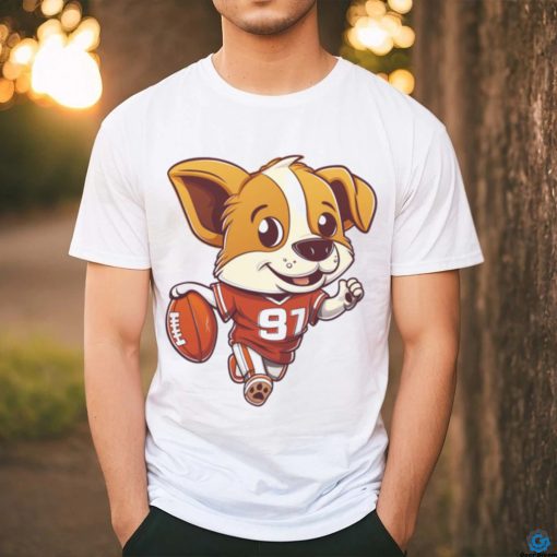 Golden Retriever Football T shirt