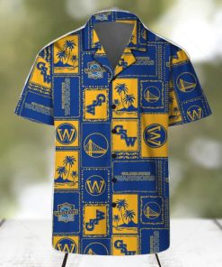 Golden State Warriors Hawaii Set Summer Pattern 3D Hawaiian Shirt And Shorts