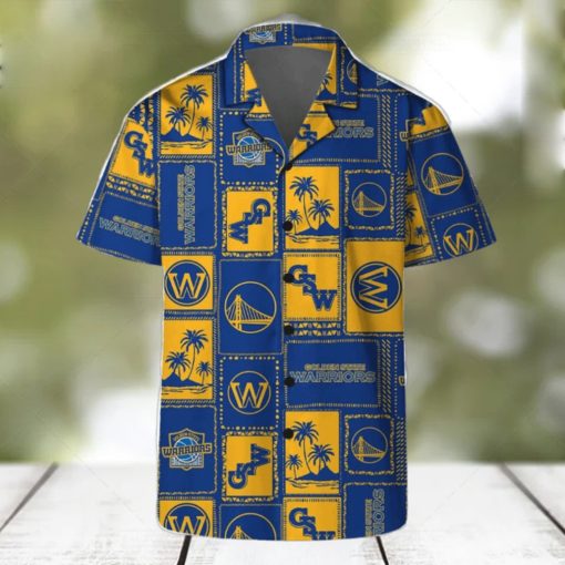 Golden State Warriors Hawaii Set Summer Pattern 3D Hawaiian Shirt And Shorts