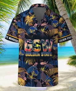 Golden State Warriors Logo Team Hawaiian Shirt And Shorts Beach Holiday Gift