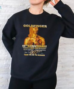 Goldfinger 60th Anniversary 1964 2024 Thank You For The Memories Signature Shirt