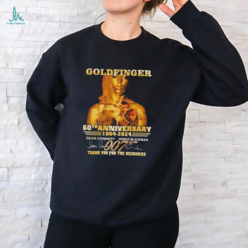 Goldfinger 60th Anniversary 1964 2024 Thank You For The Memories Signature Shirt