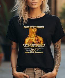 Goldfinger 60th Anniversary 1964 2024 Thank You For The Memories Signature Shirt