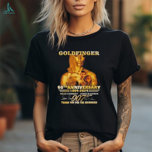 Goldfinger 60th Anniversary 1964 2024 Thank You For The Memories Signature Shirt