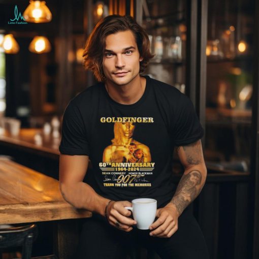 Goldfinger 60th Anniversary 1964 2024 Thank You For The Memories Signature Shirt