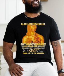 Goldfinger 60th Anniversary 1964 2024 Thank You For The Memories signatures T Shirt