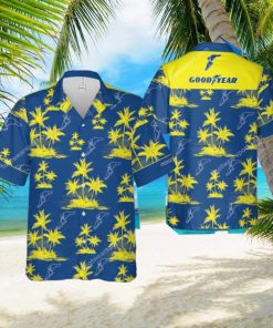 Goodyear Contemporary New Hawaiian Shirt Coconut Tree Pattern For Men And Women