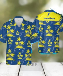 Goodyear Contemporary New Hawaiian Shirt Coconut Tree Pattern For Men And Women