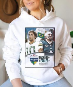 Green Bay Packers Vs Philadel Philadelphia Eagles NFL 2024 Sao Paolo Game Brazil Week 1 Home Decor Poster Shirt