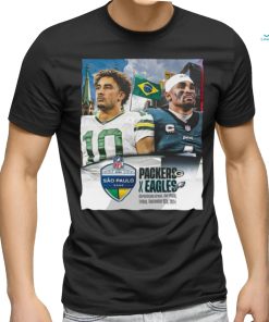 Green Bay Packers Vs Philadelphia Eagles Nfl Game In Sao Paulo, Brazil Sept 6 2024 Shirt