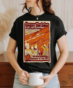 Gregory Alan Isakov Red Rocks Amphitheatre September 1st & 2nd 2024 Poster shirt