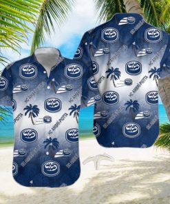 HC Ambri Piotta Dark Blue White Gradient Hawaiian Shirt Style Gift