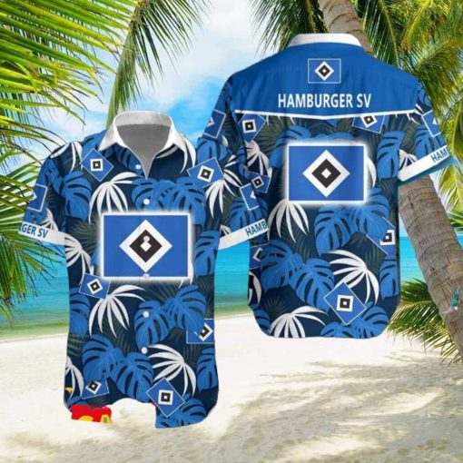 Hamburger SV Hawaiian Shirt Beach Tropical Leaf For Men Women Fans