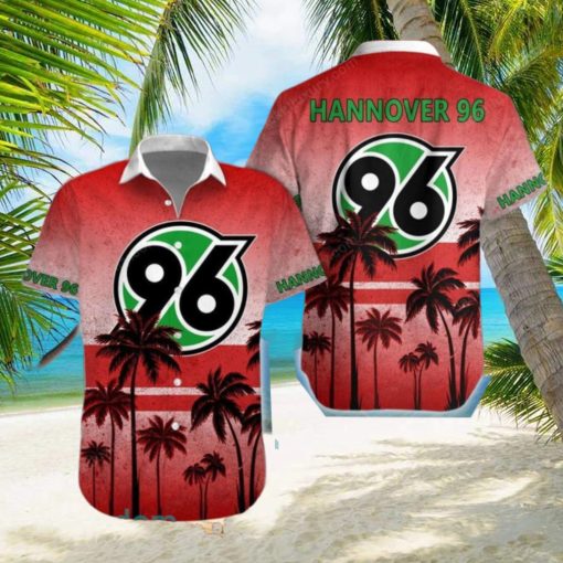 Hannover 96 Red Coconut Tree Hawaiian Shirt Impressive Gift