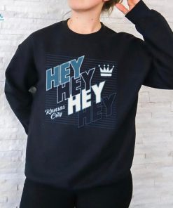 Hey Hey Hey Hey KC Ladies Boyfriend Shirt