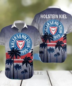 Holstein Kiel Gray Blue Coconut Tree Hawaiian Shirt Impressive Gift