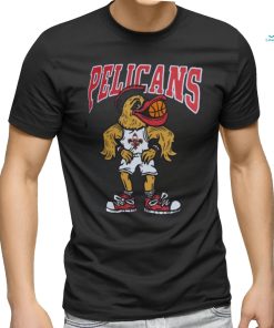 Homage Navy New Orleans Pelicans Team Mascot Tri Blend T Shirt