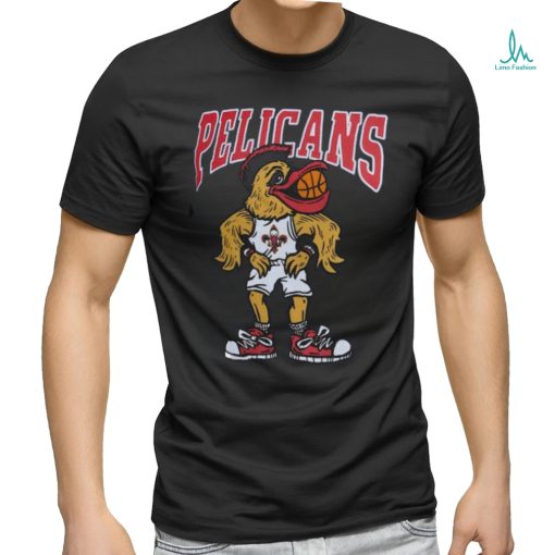 Homage Navy New Orleans Pelicans Team Mascot Tri Blend T Shirt