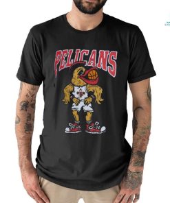 Homage Navy New Orleans Pelicans Team Mascot Tri Blend T Shirt