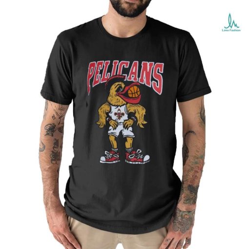 Homage Navy New Orleans Pelicans Team Mascot Tri Blend T Shirt