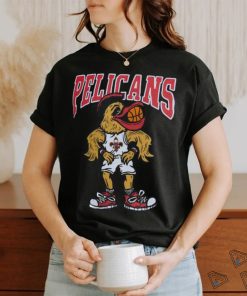Homage Navy New Orleans Pelicans Team Mascot Tri Blend T Shirt