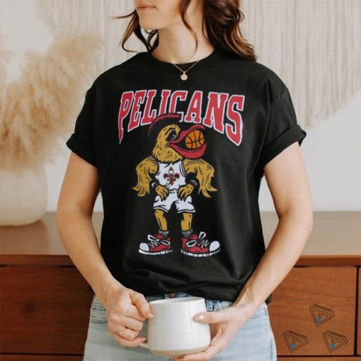 Homage Navy New Orleans Pelicans Team Mascot Tri Blend T Shirt