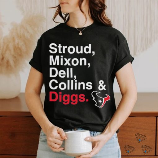 Houston Texans Stroud, Mixon, Dell, Collins & Diggs Shirt