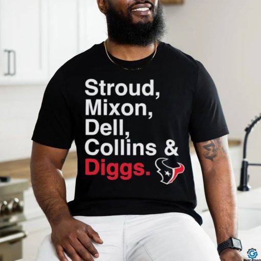 Houston Texans Stroud, Mixon, Dell, Collins & Diggs Shirt