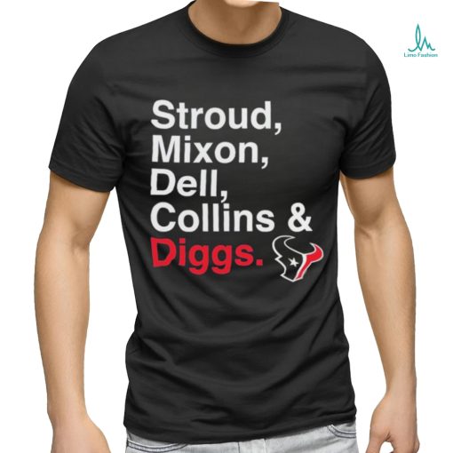 Houston Texans Stroud, Mixon, Dell, Collins & Diggs Shirt