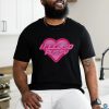 Baltimore Orioles Girls Baseball Team Fans Glitter Heart Women Shirts