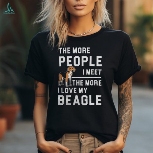 I Love My Beagle Beagle Shirt