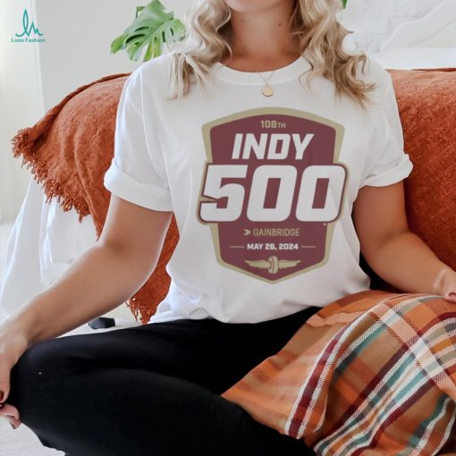 IMS Merch 2024 Indy 500 2 Sided White Shirt