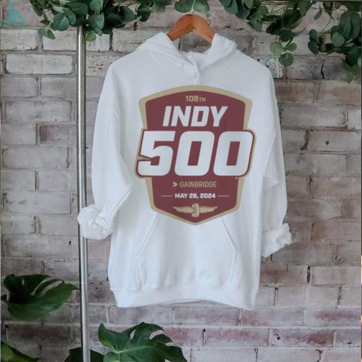 IMS Merch 2024 Indy 500 2 Sided White Shirt