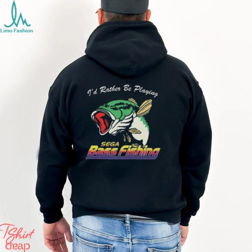 I’d Rather Be Playing Sega Bass Fishing T Shirt