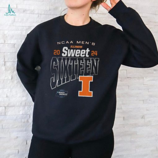 Illinois Ncaa Men’s Basketball 2024 Sweet Sixteen March Madness Navy Official Hoodie shirt