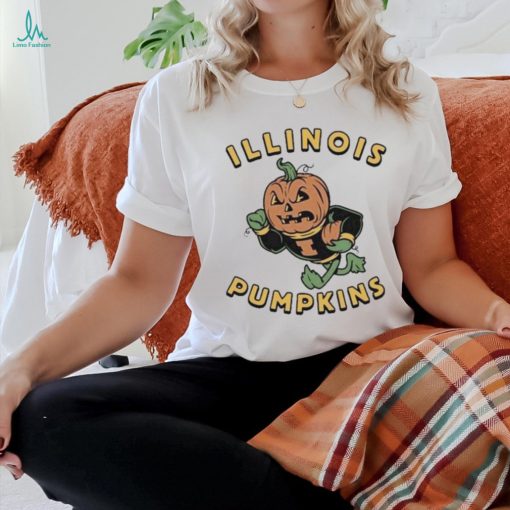 Illinois Pumpkins Mascot Design shirt