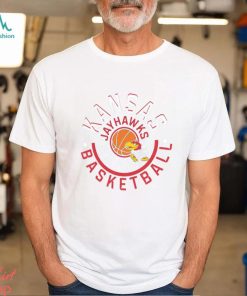 Image One Men's Kansas Jayhawks Blue Basketball Net T Shirt