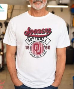 Image One Men's Oklahoma Sooners Ivory Baseball Logo T Shirt