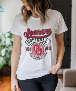 Image One Men's Oklahoma Sooners Ivory Baseball Logo T Shirt