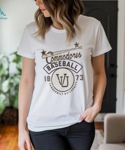 Image One Men's Vanderbilt Commodores Ivory Baseball Logo T Shirt