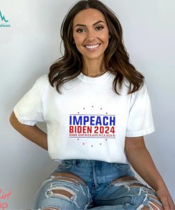 Impeach Biden 2024 Make AMerica America Again Stars Election T Shirt