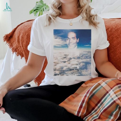 In Loving Memory OJ Simpson 1947 2024 Ladies Boyfriend Shirt
