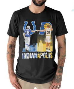 Indianapolis Manning and Miller 2024 Champions Skyline Signatures Shirt