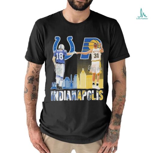 Indianapolis Manning and Miller 2024 Champions Skyline Signatures Shirt