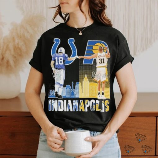 Indianapolis Manning and Miller 2024 Champions Skyline Signatures Shirt