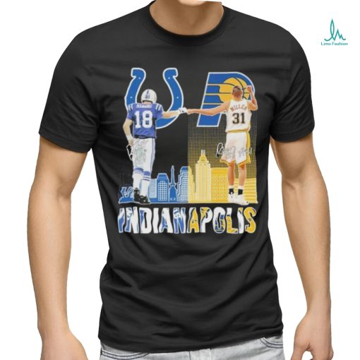 Indianapolis Manning and Miller 2024 Champions Skyline Signatures Shirt