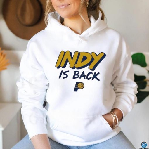 Indy Is Back Basketball Logo T shirt