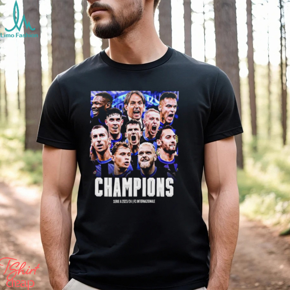 Inter Milan Is The Champion Serie A 2023 2024 FC Internazionale Classic T Shirt Inter Milan Is The Champion Serie A 2023 2024 FC Internazionale Classic T Shirt
